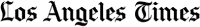A blurred image of the los angeles times logo