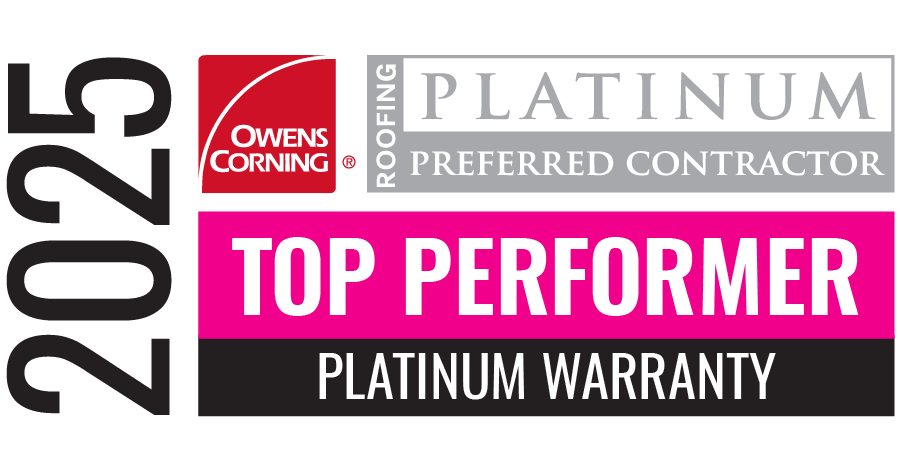 Owens corning is a platinum preferred contractor and has a platinum warranty.