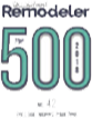 The number 500 is on a white background.