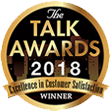 The talk awards 2018 winner excellence in customer satisfaction