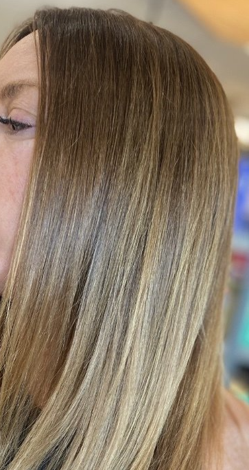 Hair Coloring Stylists — Beautiful Model with Long Straight Hair in Scottsdale, AZ