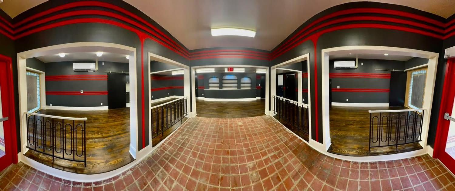 Renovated Strand Theater lobby
