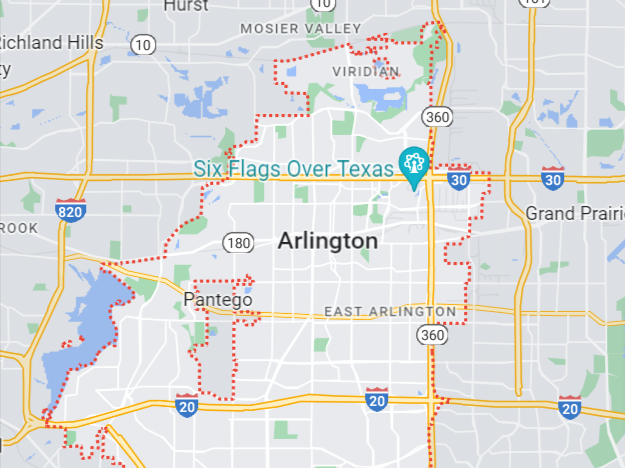 Map of Arlington
