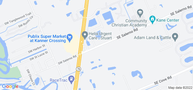 Map of business location