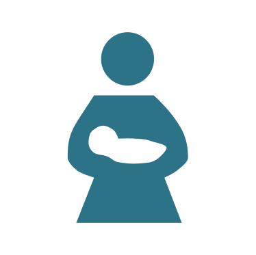 Mom and child icon