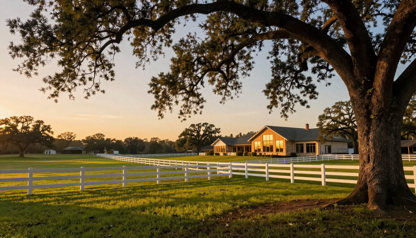Ocala Horse Country landscape