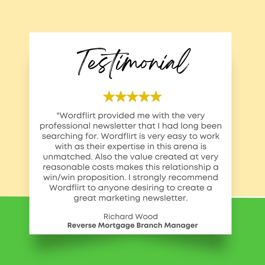 5 star review of wordflirt by Marge Bottari