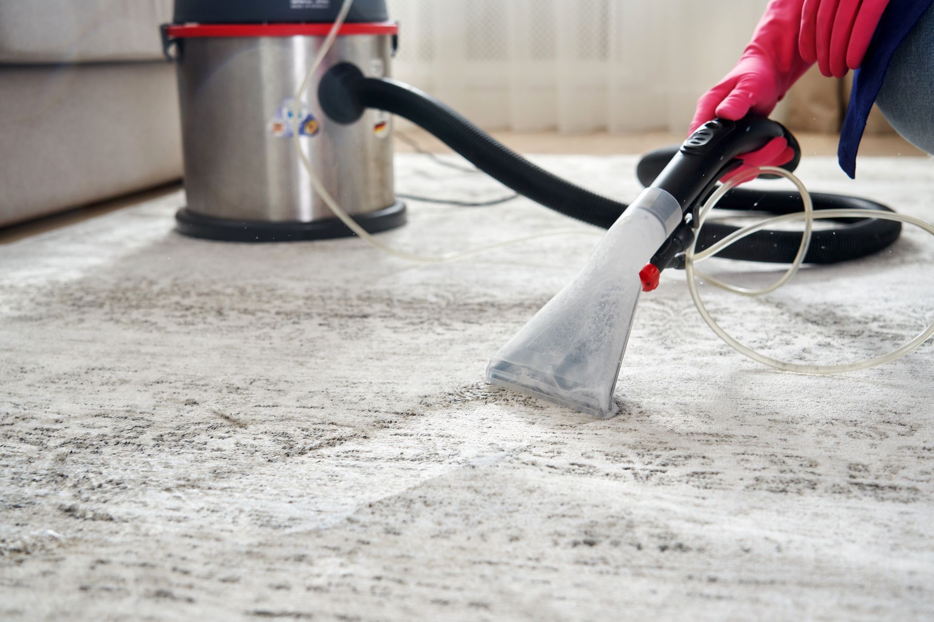 Removing the pet stain in carpet