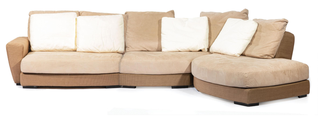 Ultrasuede sofa
