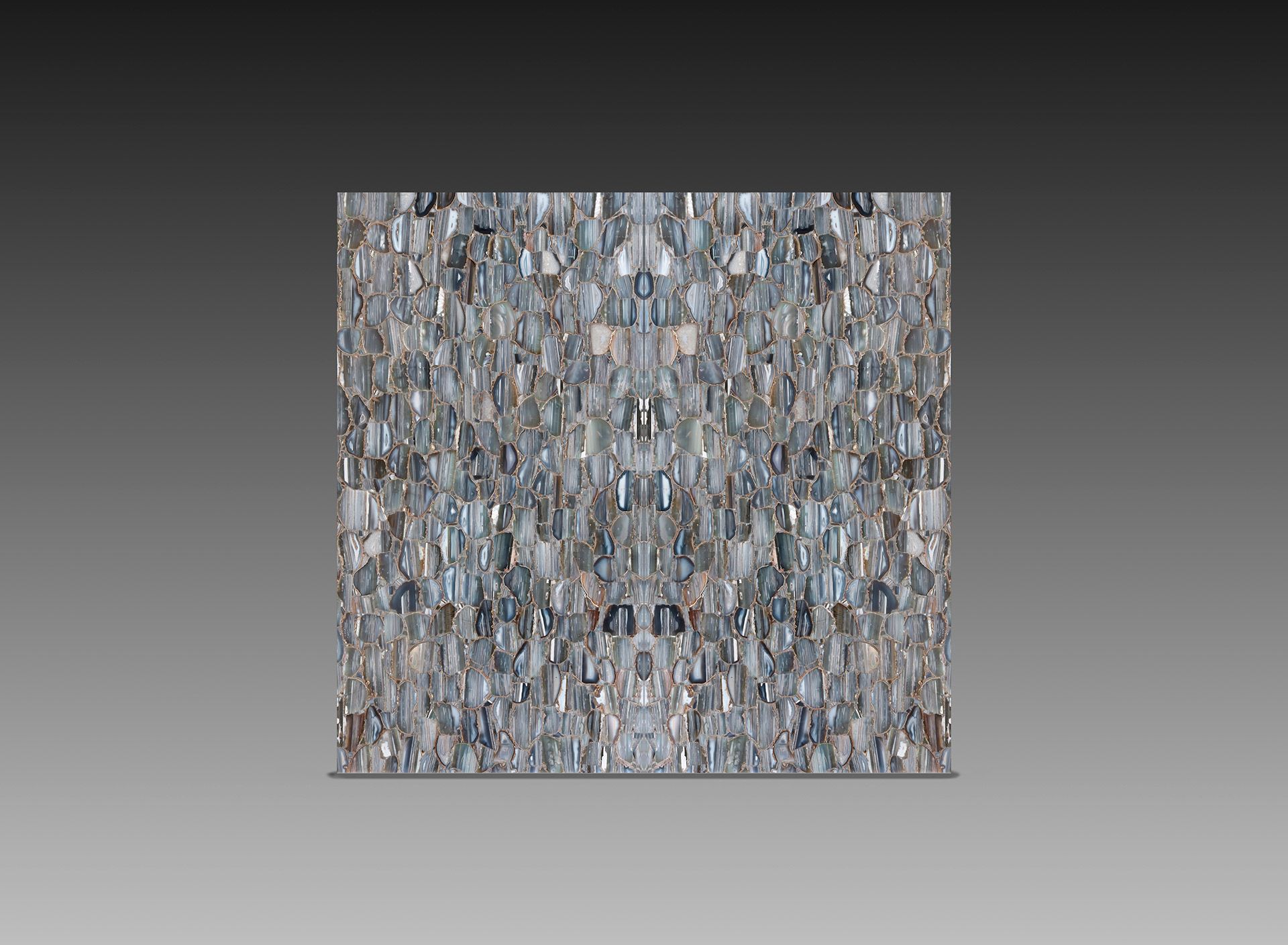 Agata Striata Blue Large Atwinlight