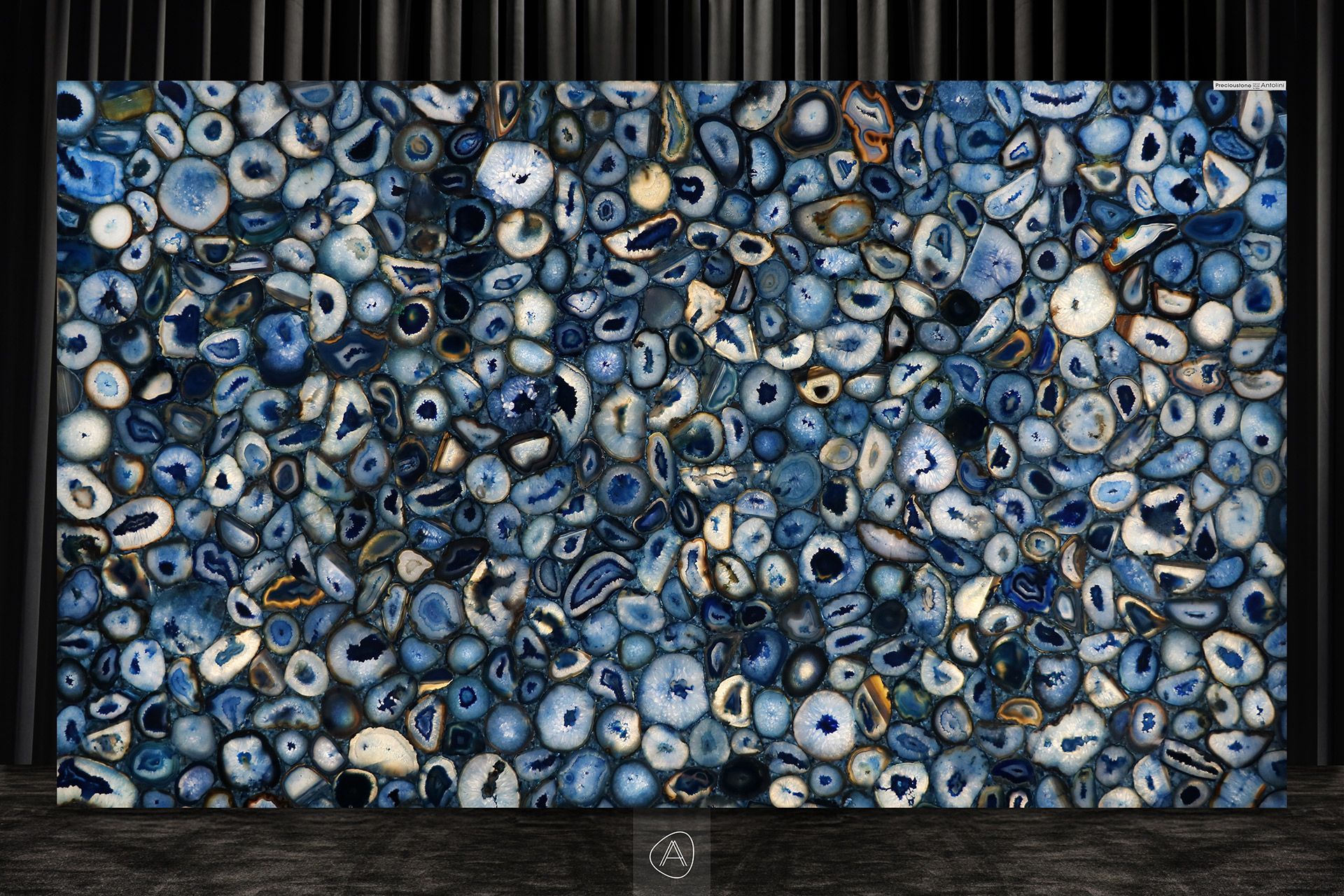 Blue Agate Giant Backlit