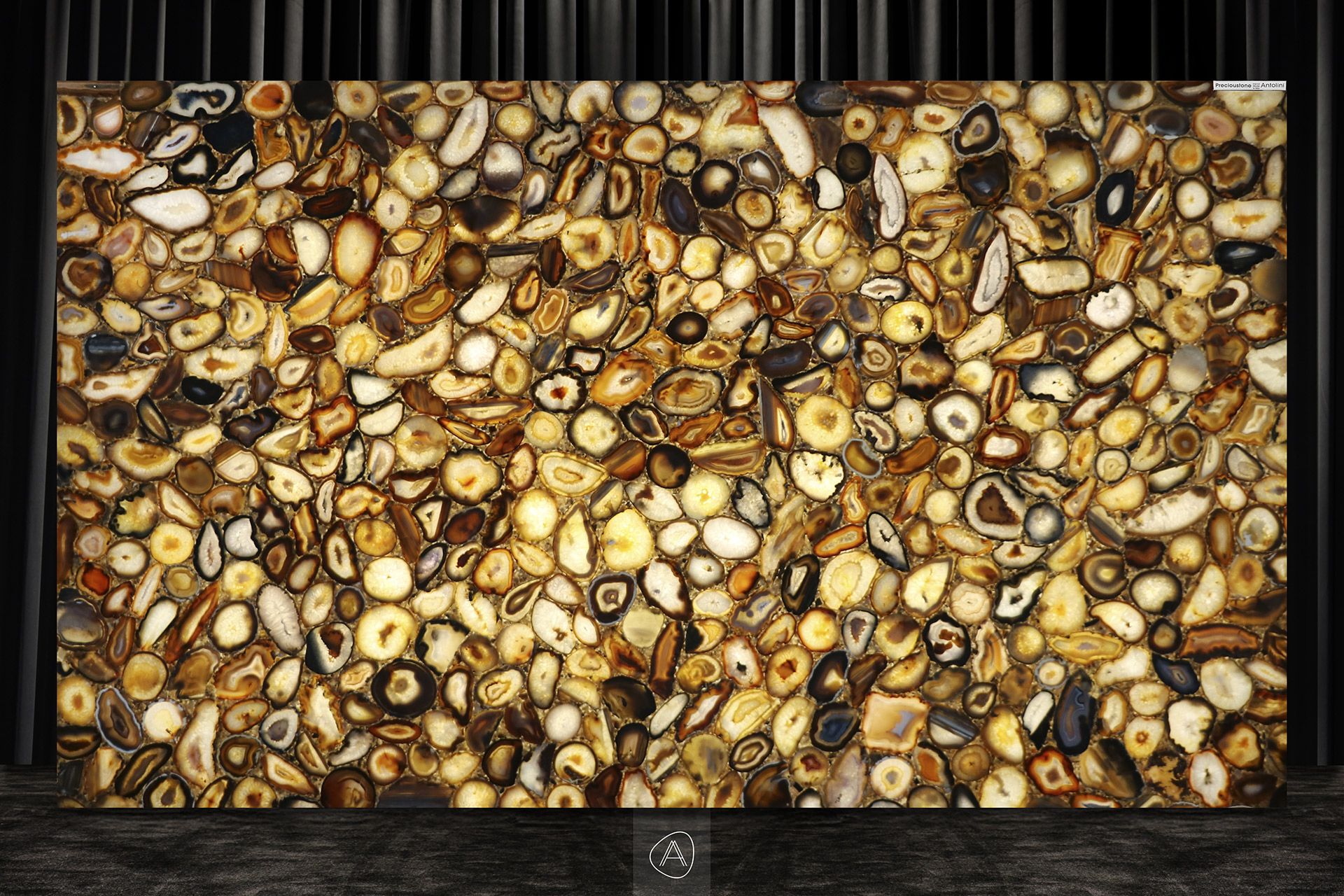 Brown Agate Giant Backlit