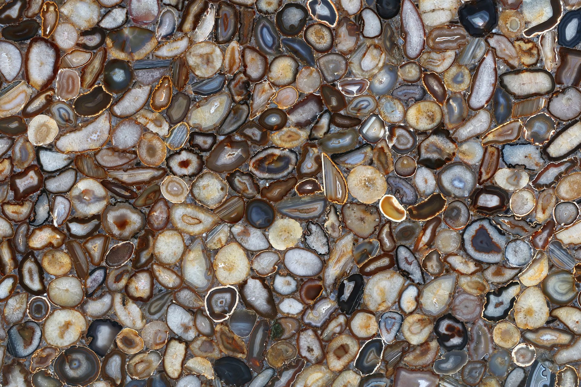 Brown Agate Giant Cu