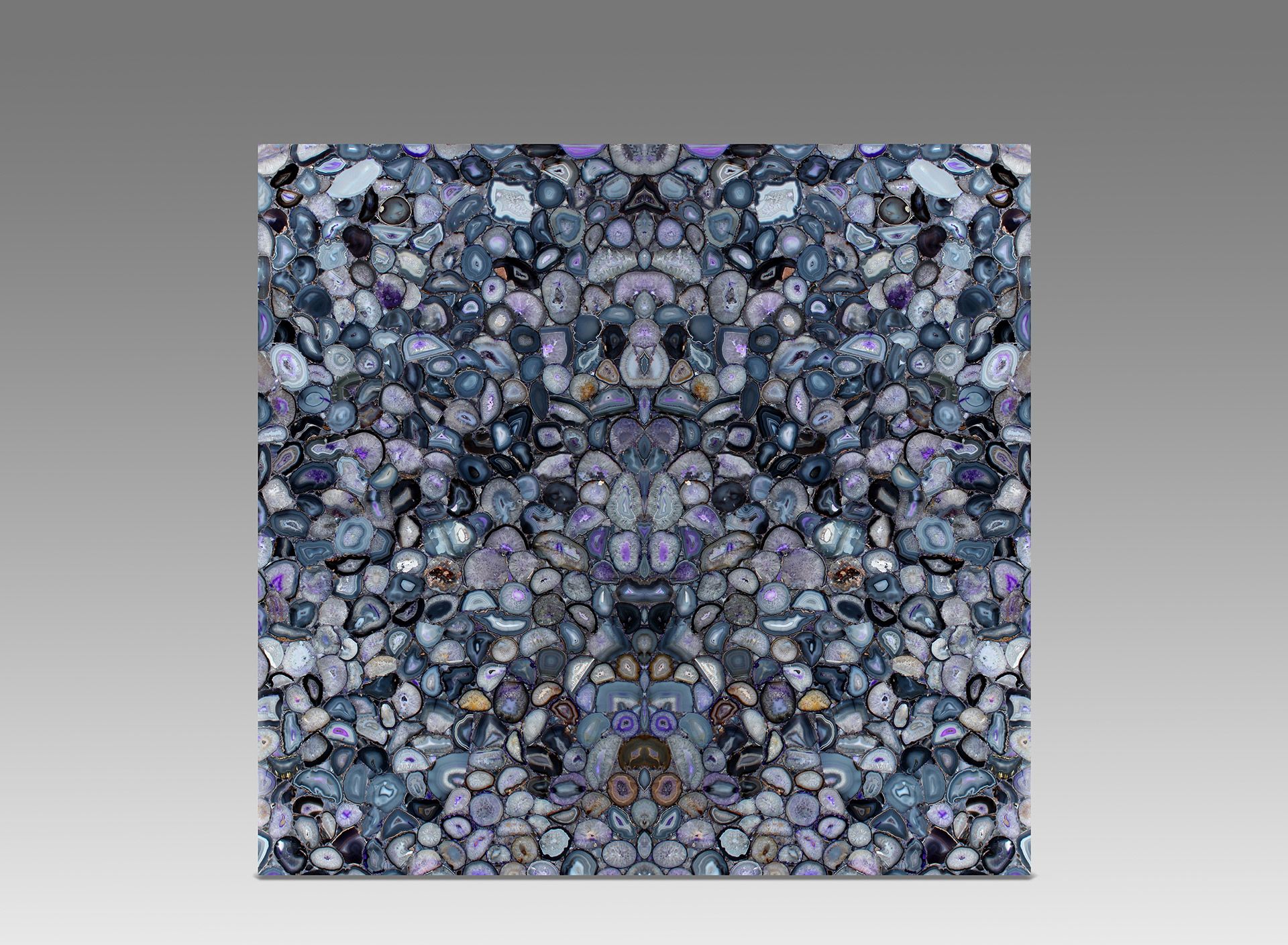 Crystal Agate Viola Large Twinglight