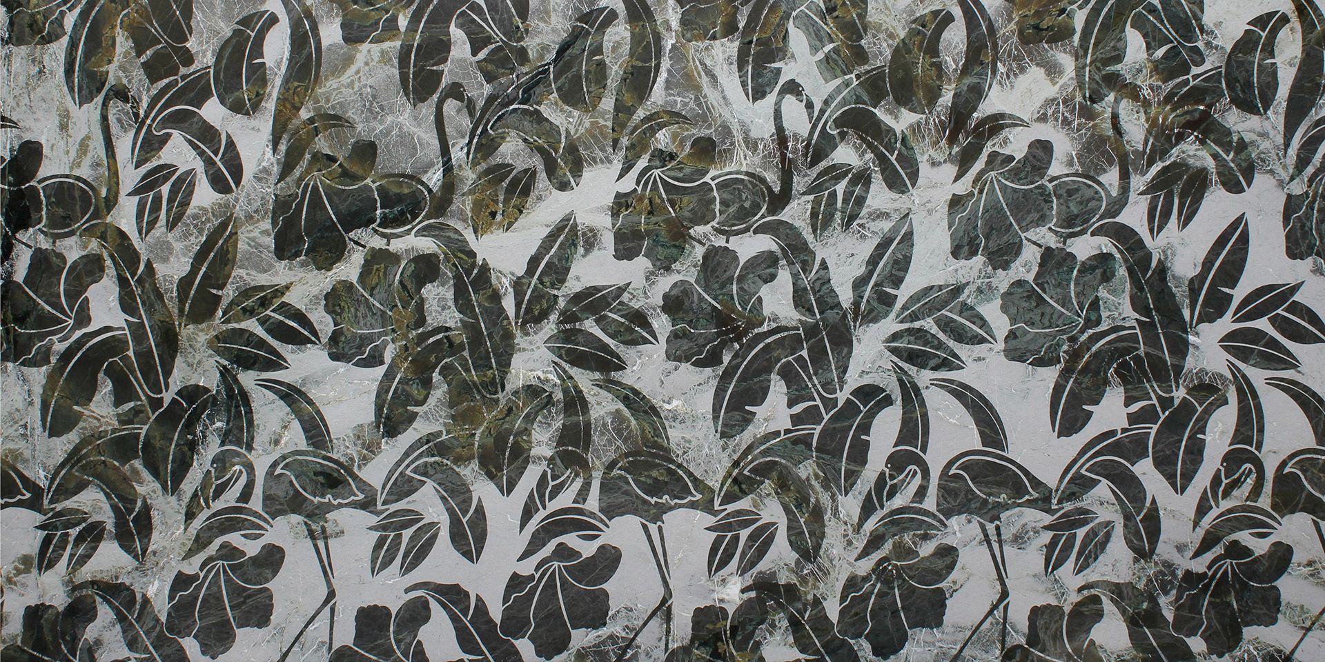 Flamingo Design Verde Borgogna Polished