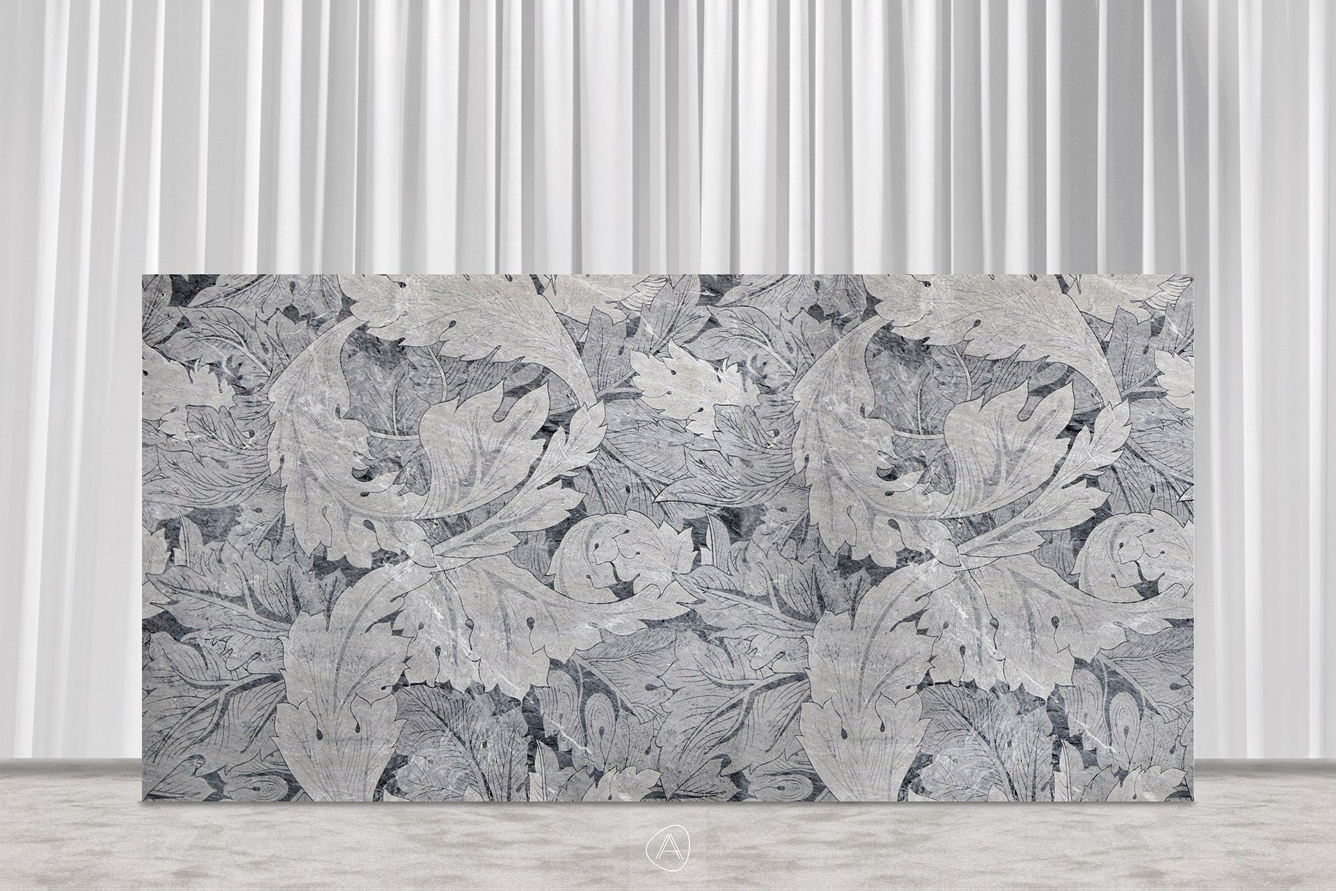 Leaves Design Sandy Blue Extra