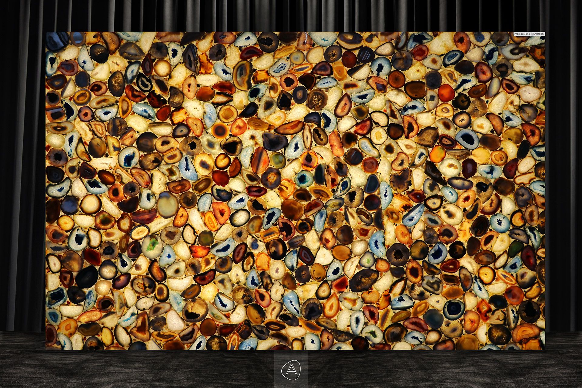 Multicolor Agate Giant Backlit
