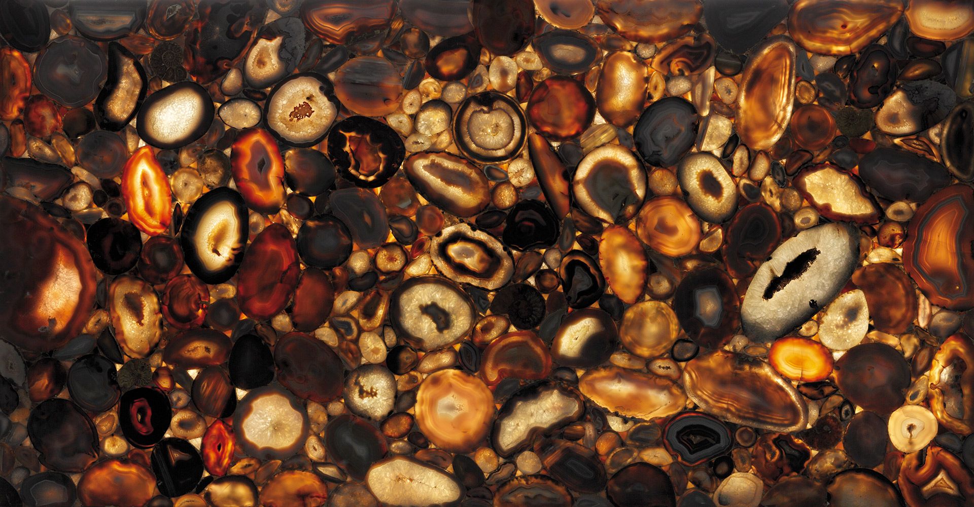Natural Agate Backlit