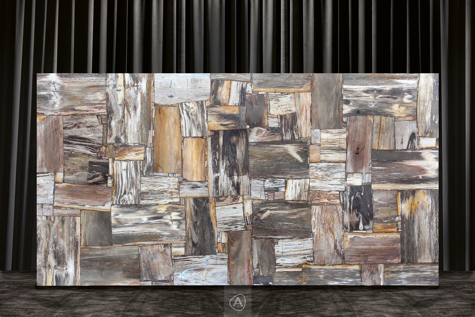 Retro Fancy Light Petrified Wood