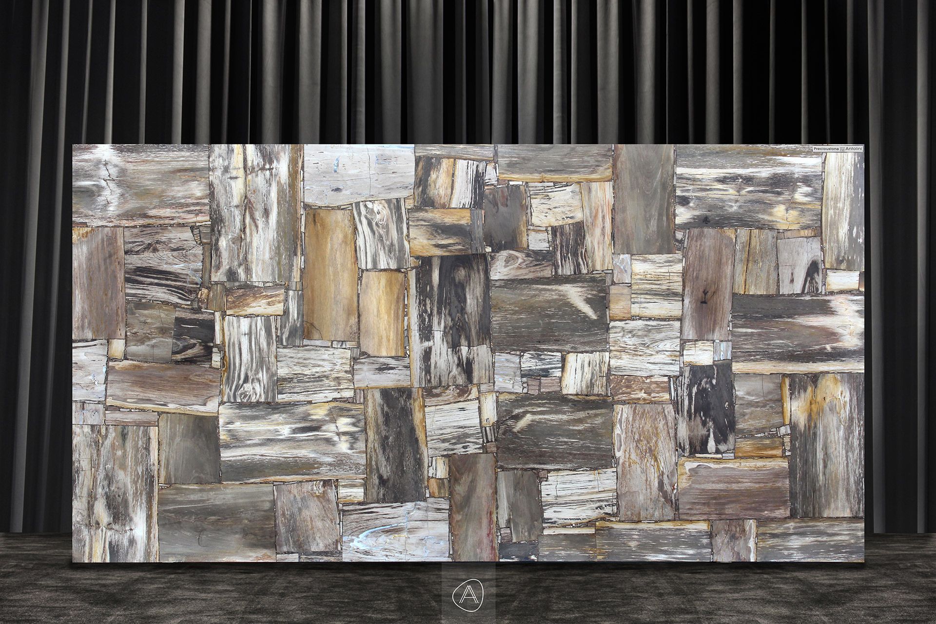 Retro Fancy Petrified Wood Large