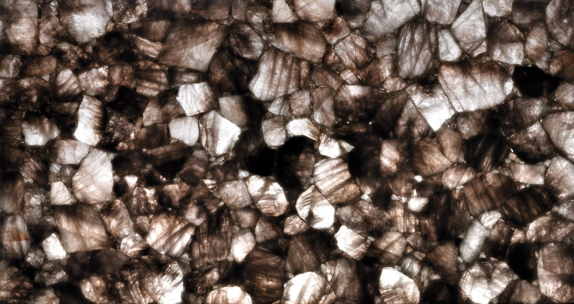 Smoky Quartz Light Backlit
