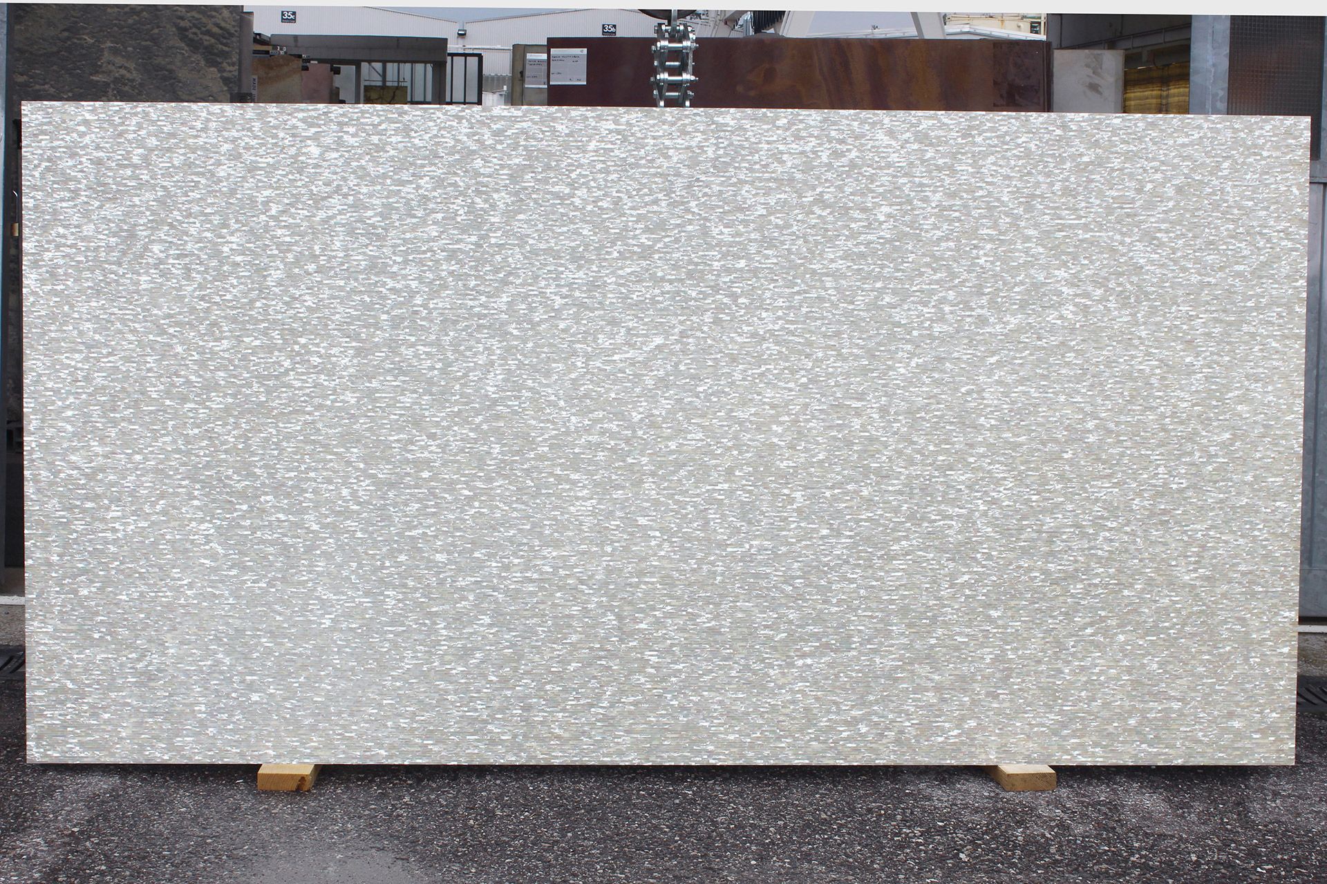 White Mother Of Pearl Rainbow Small