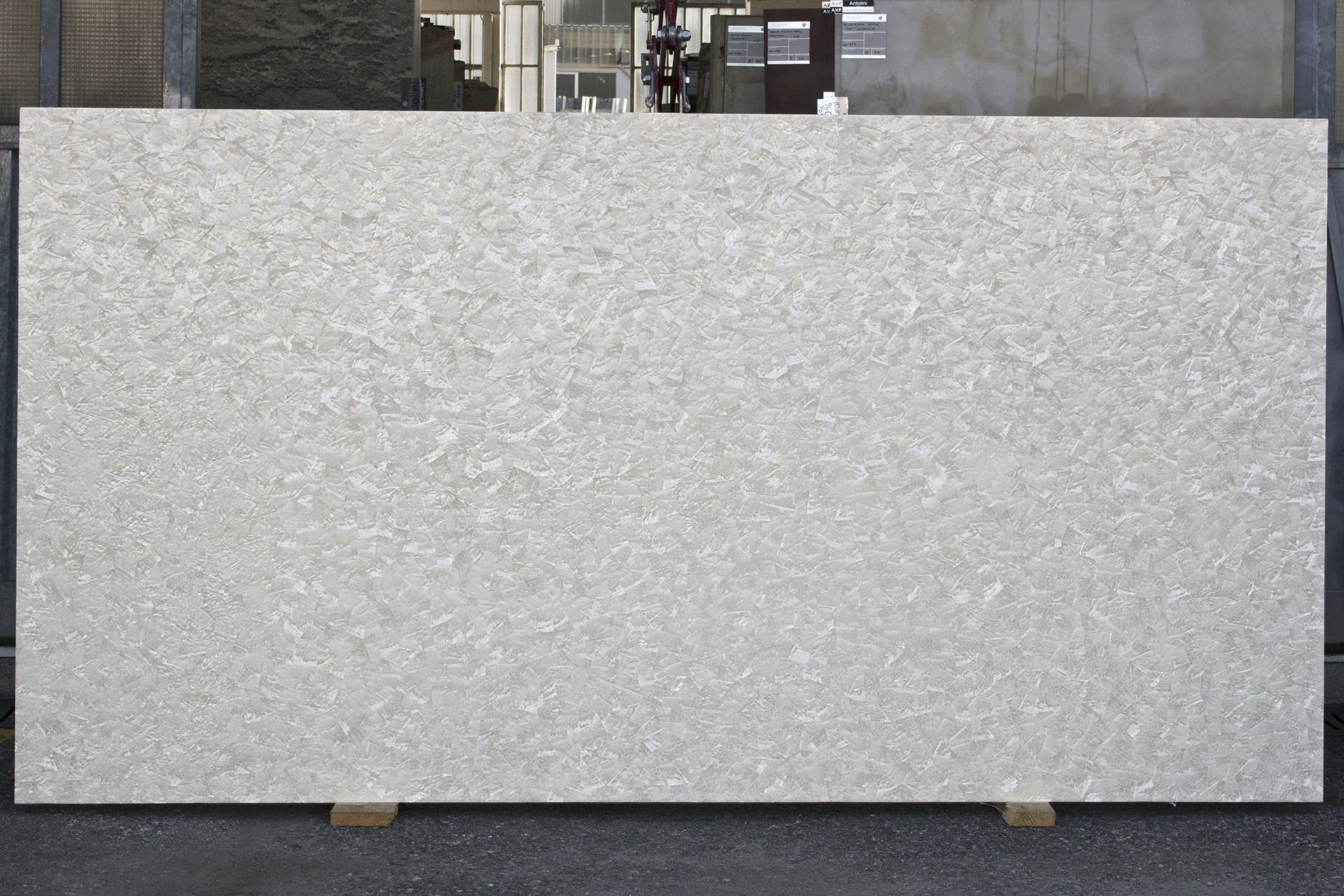 White Mother Of Pearl Snow 3D