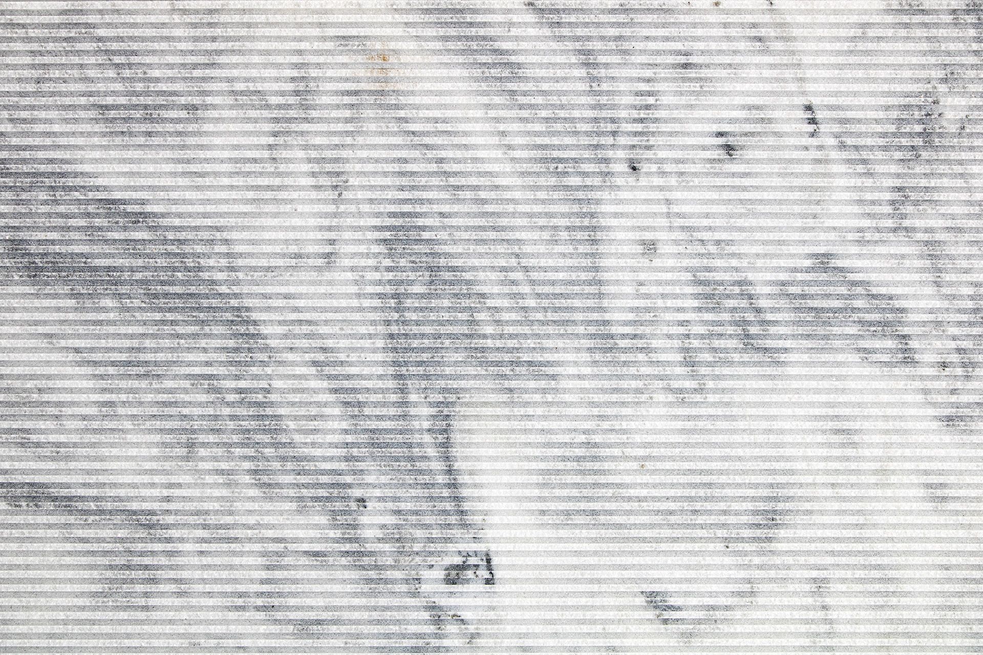White Super Ribbed Finish
