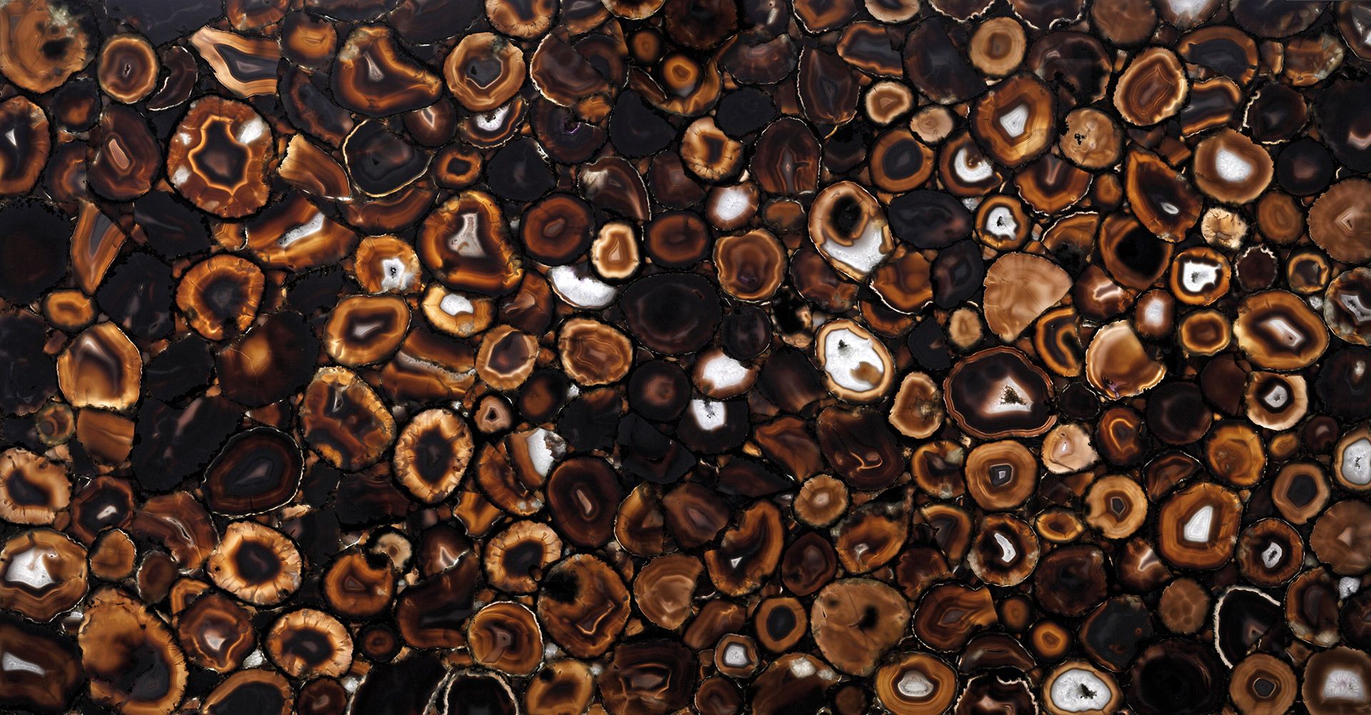 Wild Agate Dark Backlit