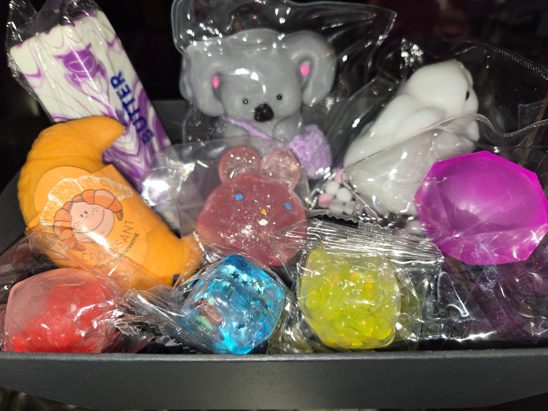 Squishy gift basket
