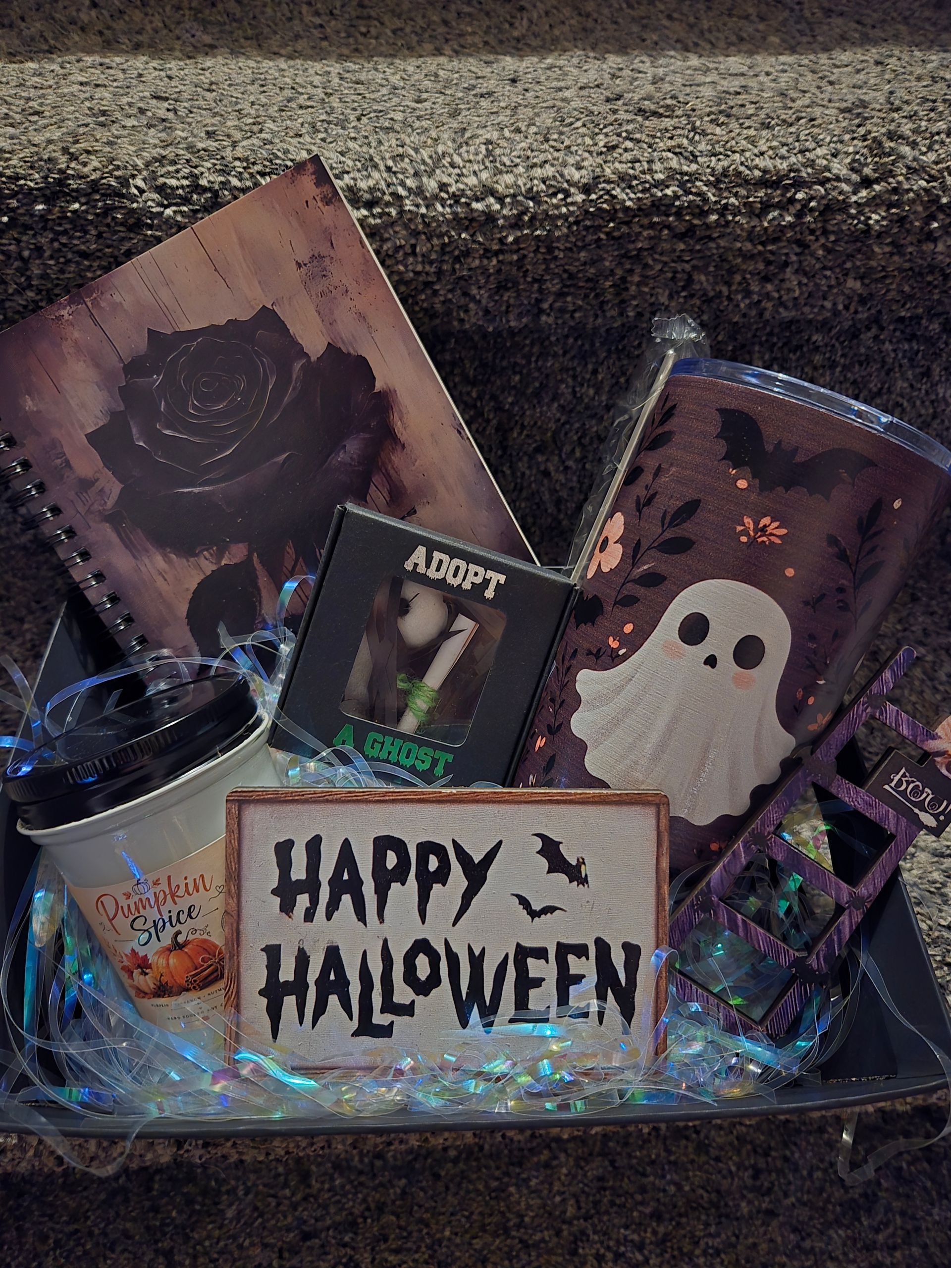 Adult Halloween gift basket