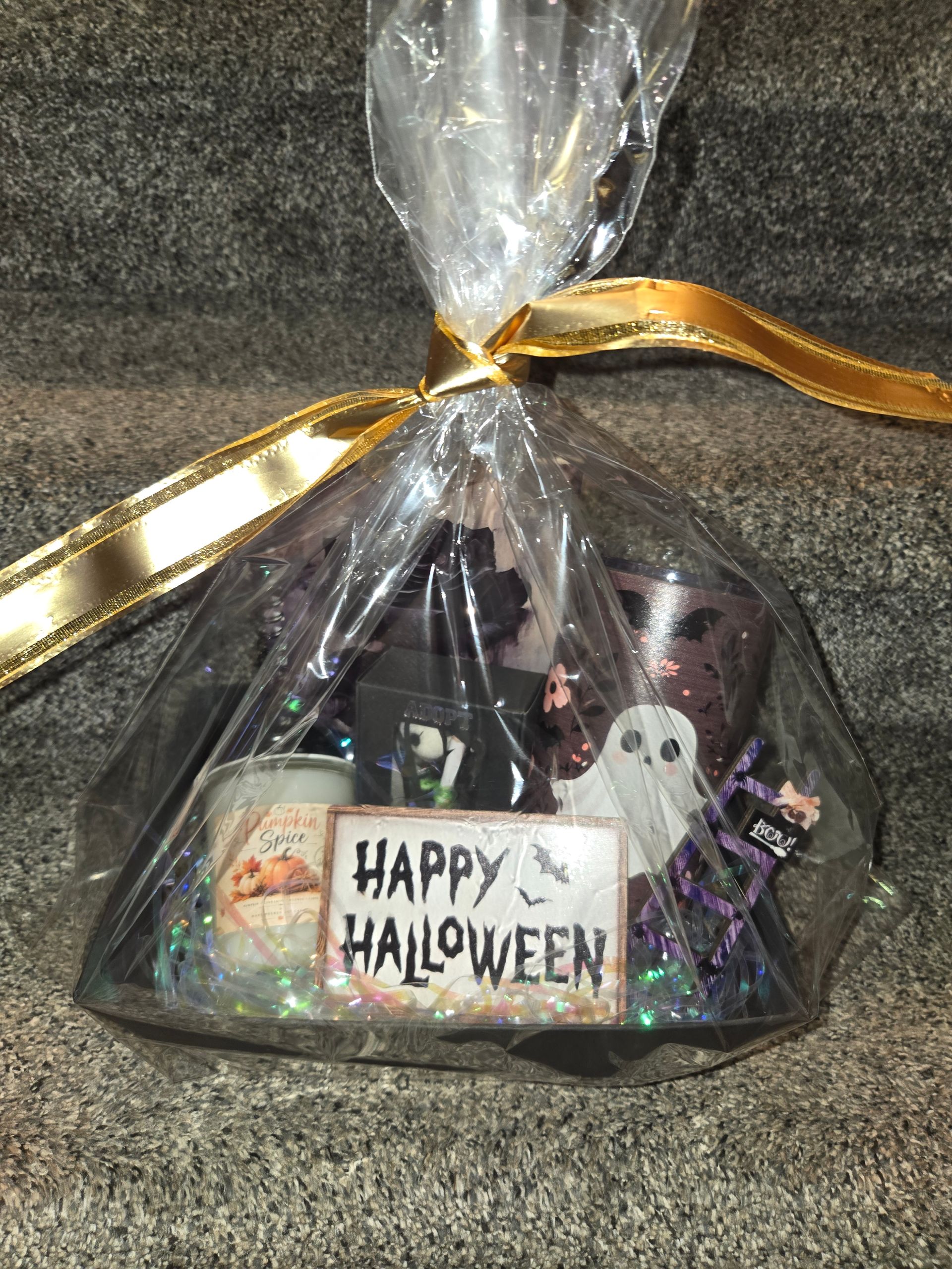 Adult Halloween gift basket