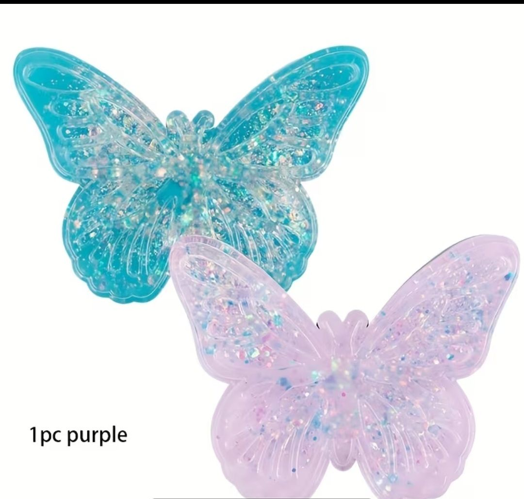 1pc of Super Large, Shiny Butterfly-Shaped Soft Stress-Relieving Toy