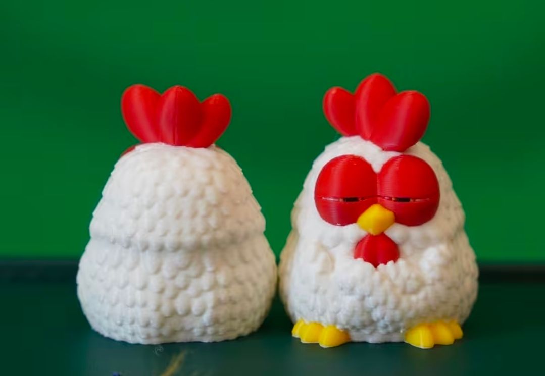Chick 3D Printed Model