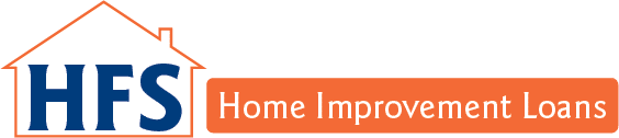 A logo for hfs home improvement loans