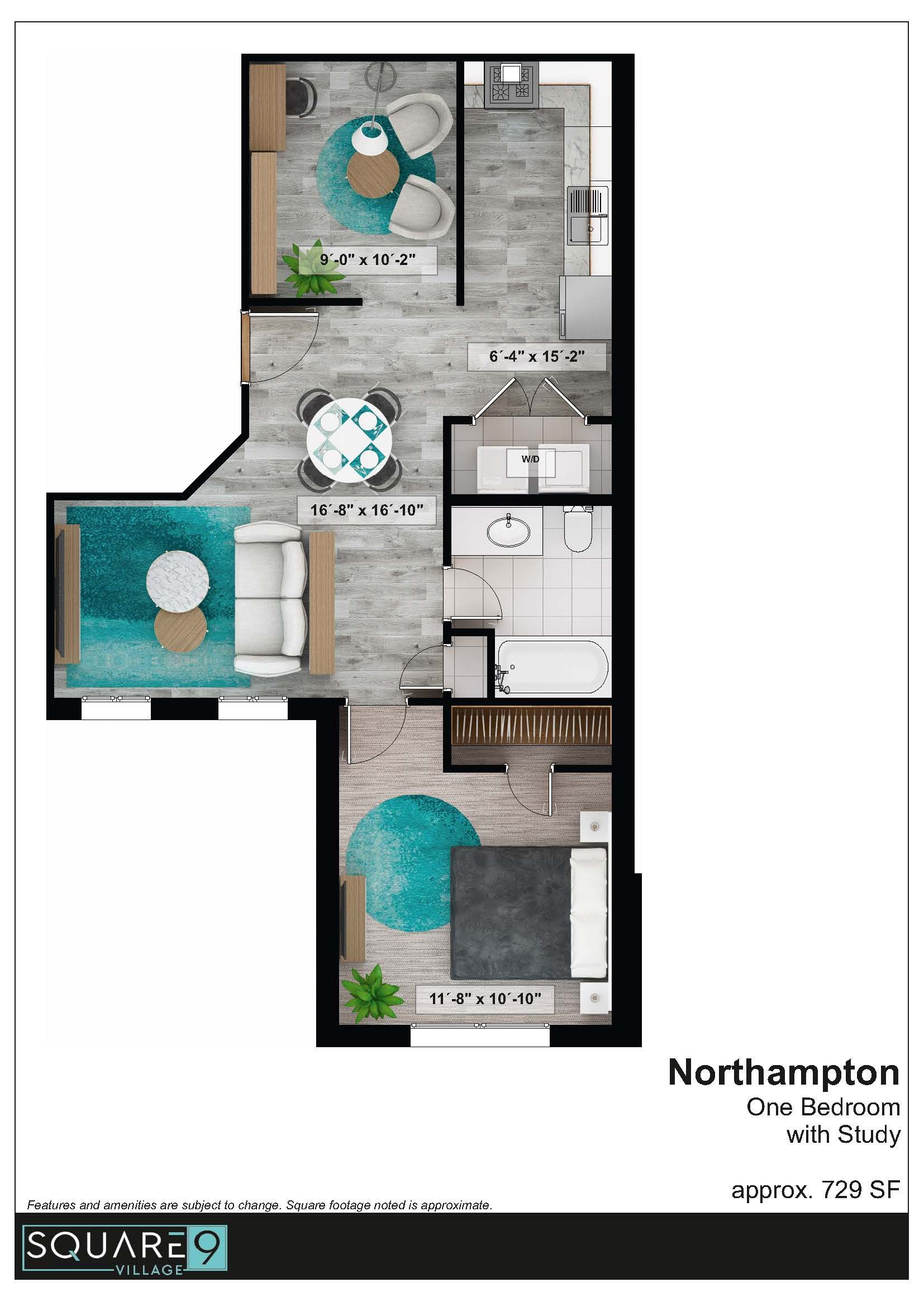 Floor plan of the 