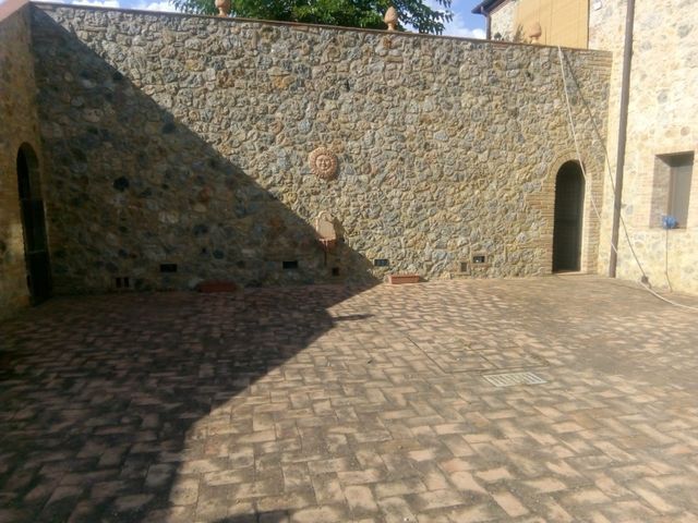 pulizia cortile, prima