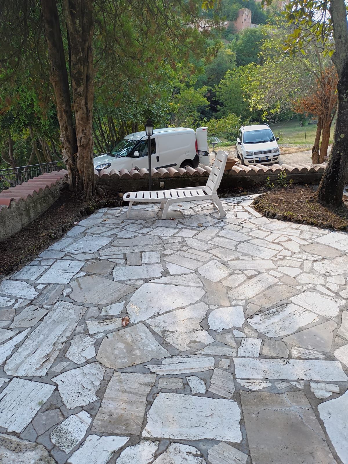 pulizia cortile, dopo