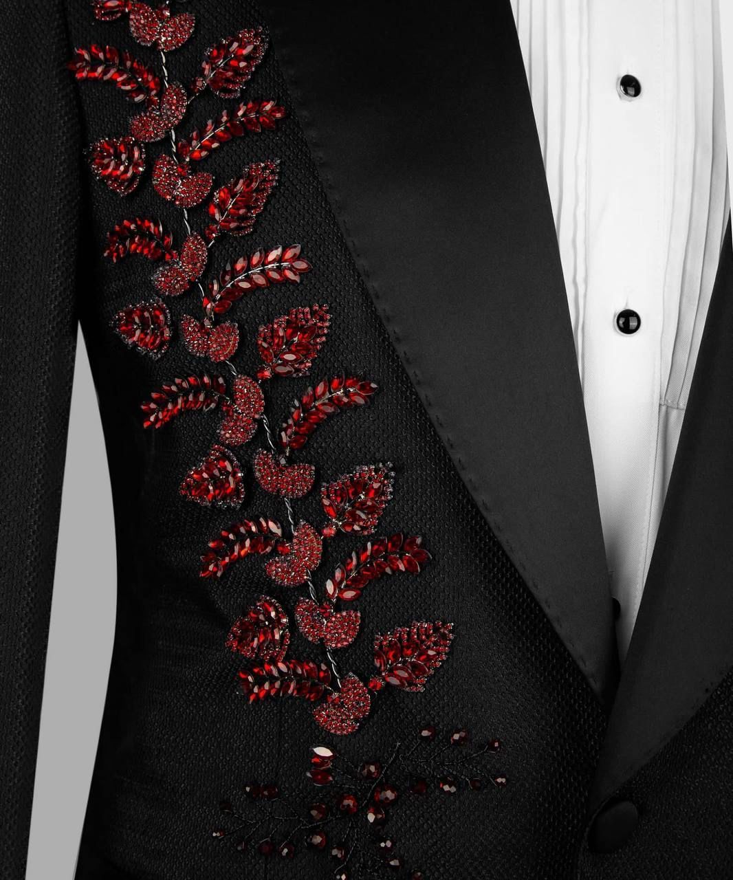 ORIGINAL MILANO –3Pcs Midnight Garden Couture Tuxedo