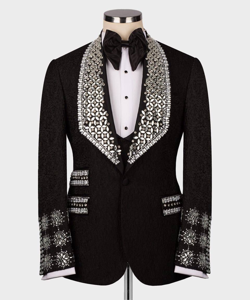 ORIGINAL MILANO – 3Pcs Imperial Black Crystal Tuxedo