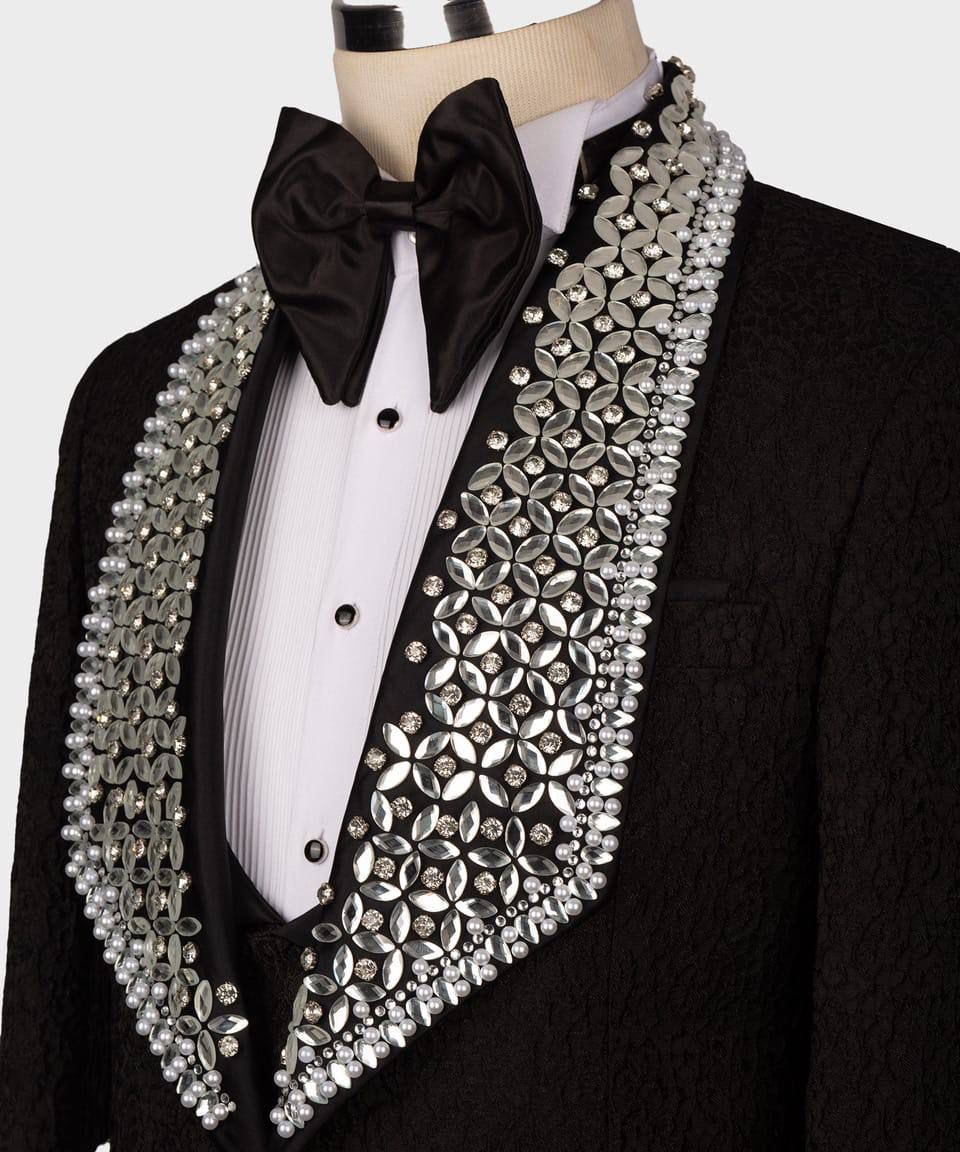 ORIGINAL MILANO – 3Pcs Imperial Black Crystal Tuxedo