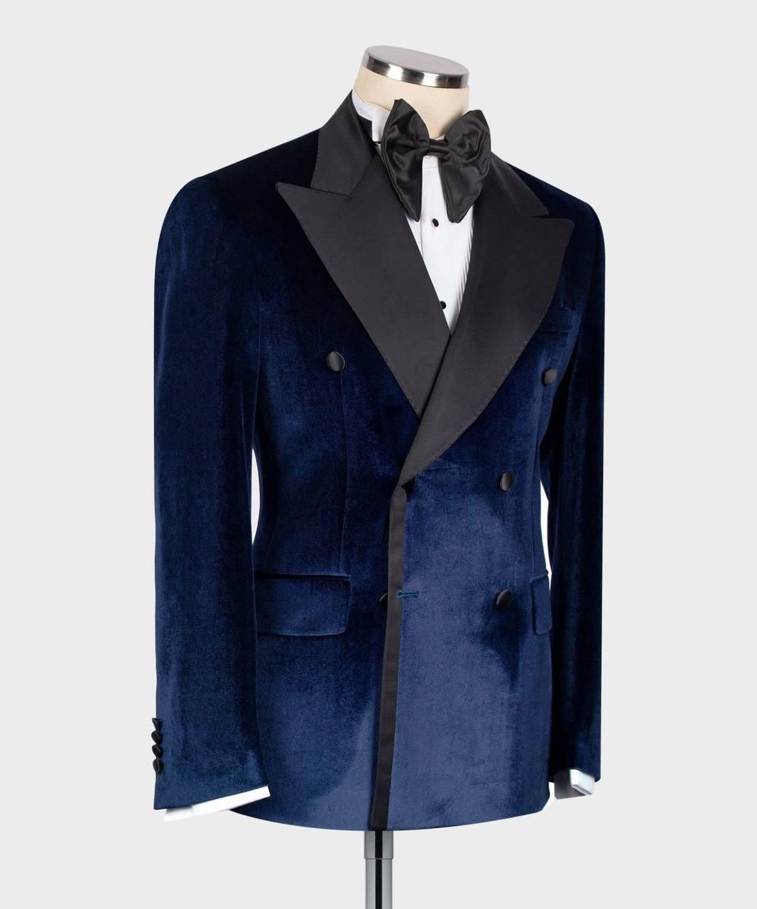 ORIGINAL MILANO – 2Pcs Royal Midnight Velvet Tuxedo