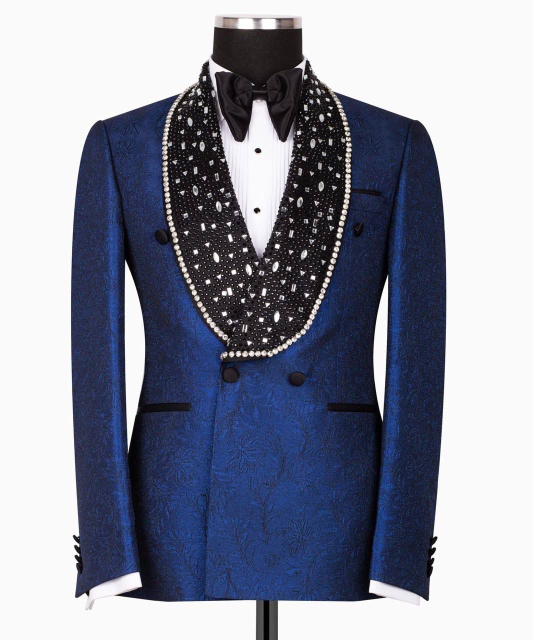 ORIGINAL MILANO – 2Pcs Royal Sapphire Statement Tuxedo