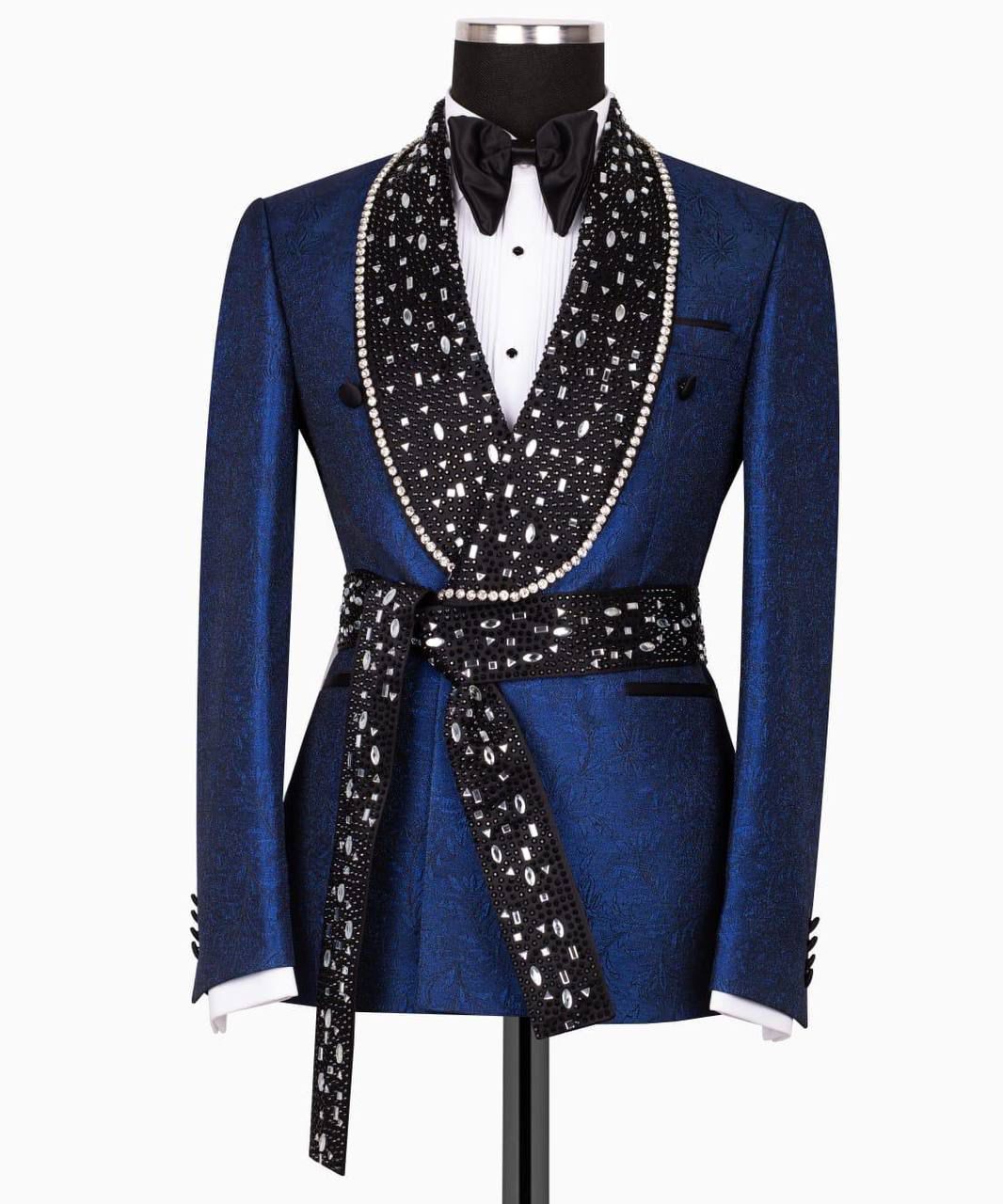 ORIGINAL MILANO – 2Pcs Royal Sapphire Statement Tuxedo