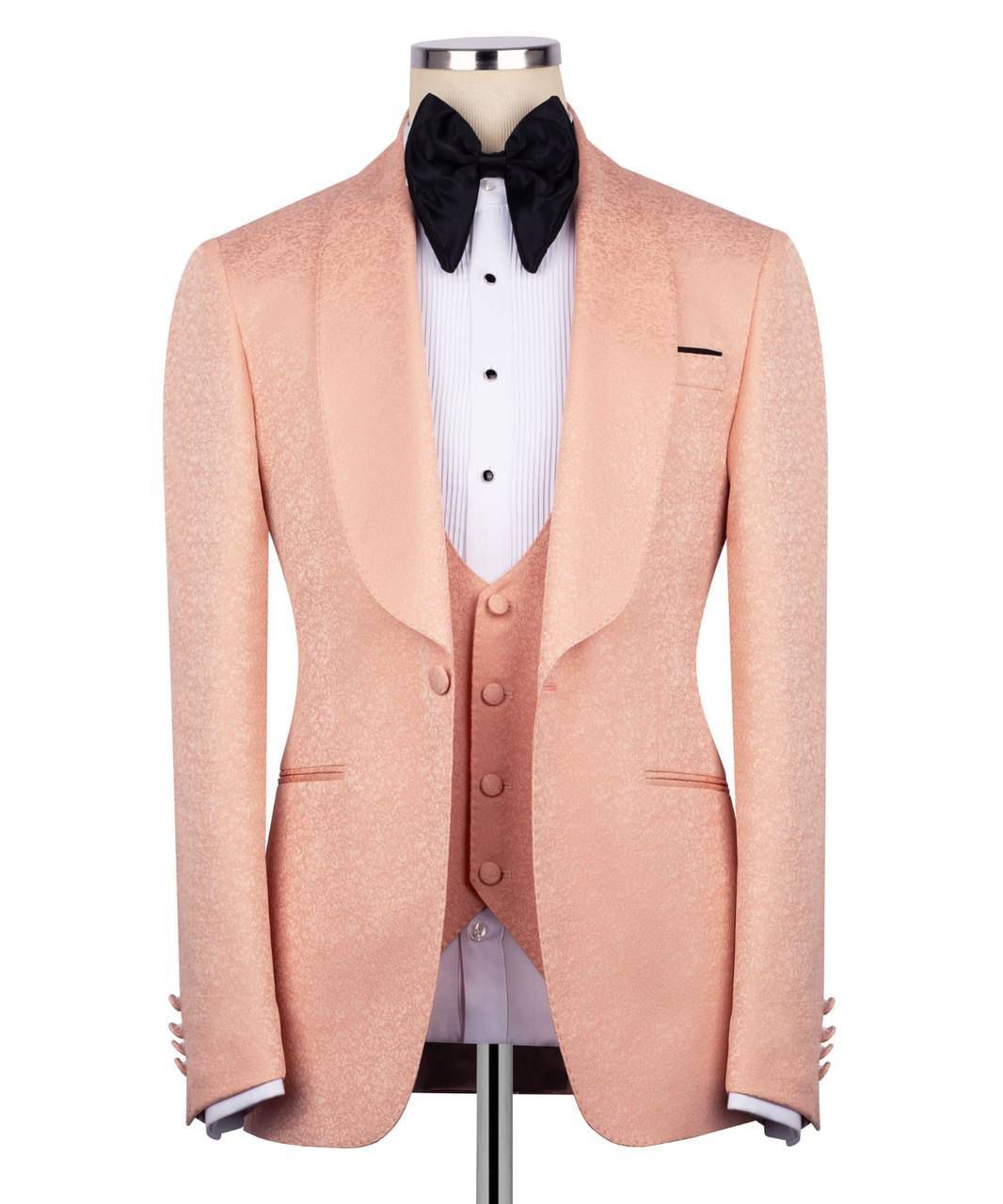 ORIGINAL MILANO – 3 Pcs Blush Royale Peach Tuxedo