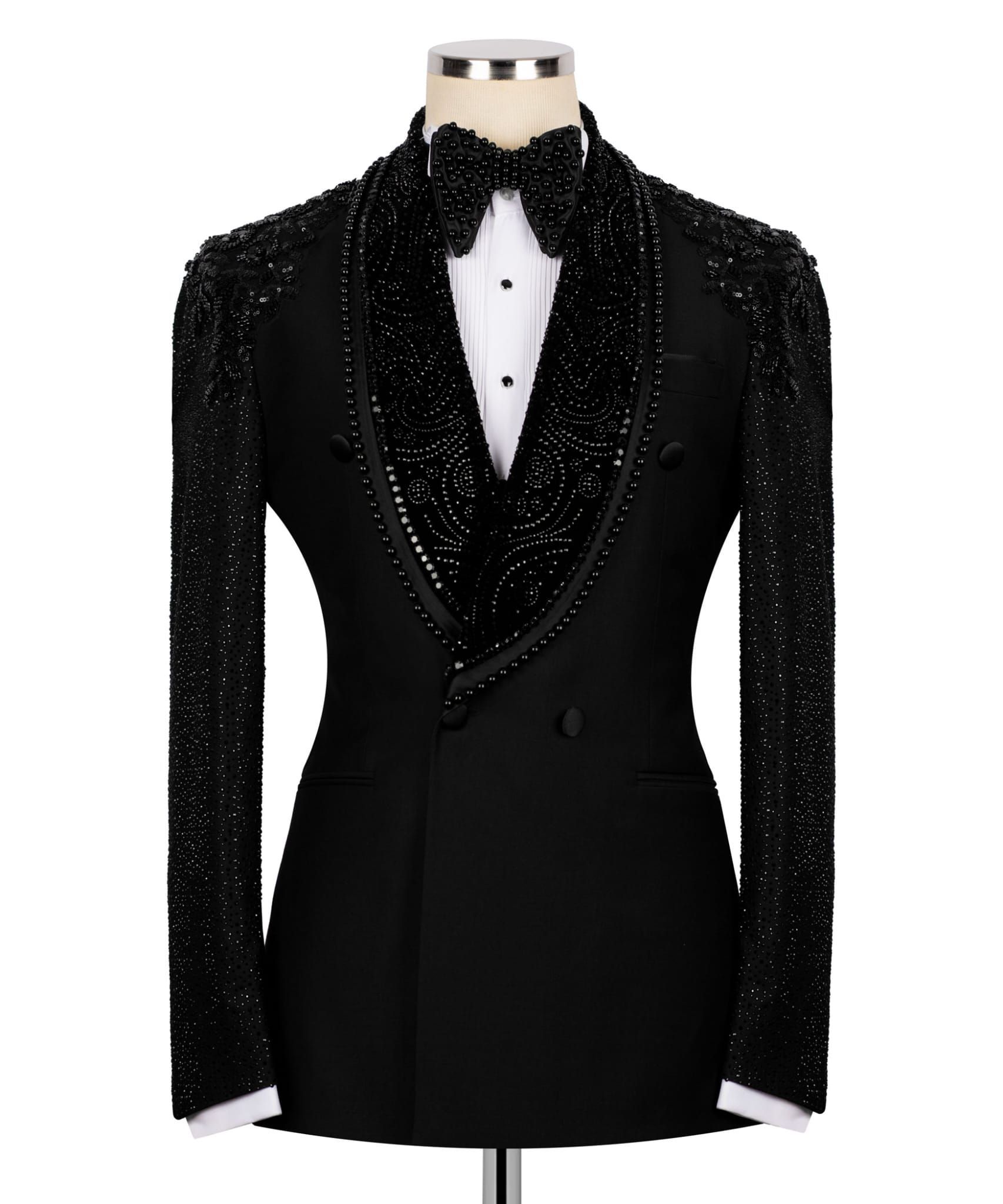 ORIGINAL MILANO – Obsidian Royale Crystal Couture Tuxedo