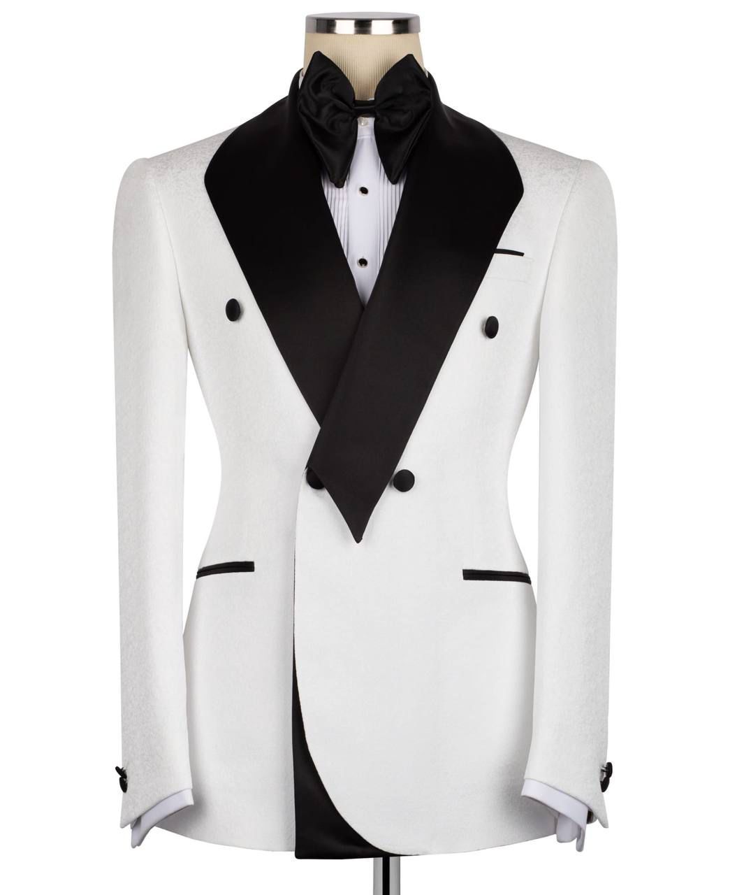 ORIGINAL MILANO – Ivory Prestige Double-Breasted Tuxedo