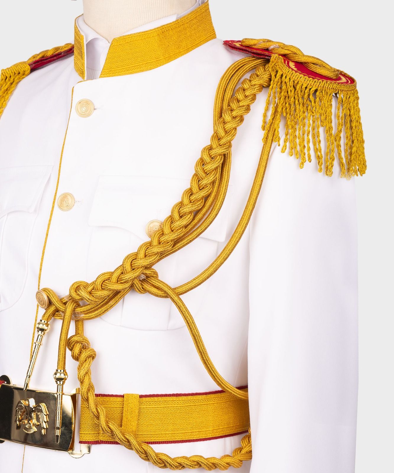 ORIGINAL MILANO – Luxury White Ceremonial Military Dress Uniform