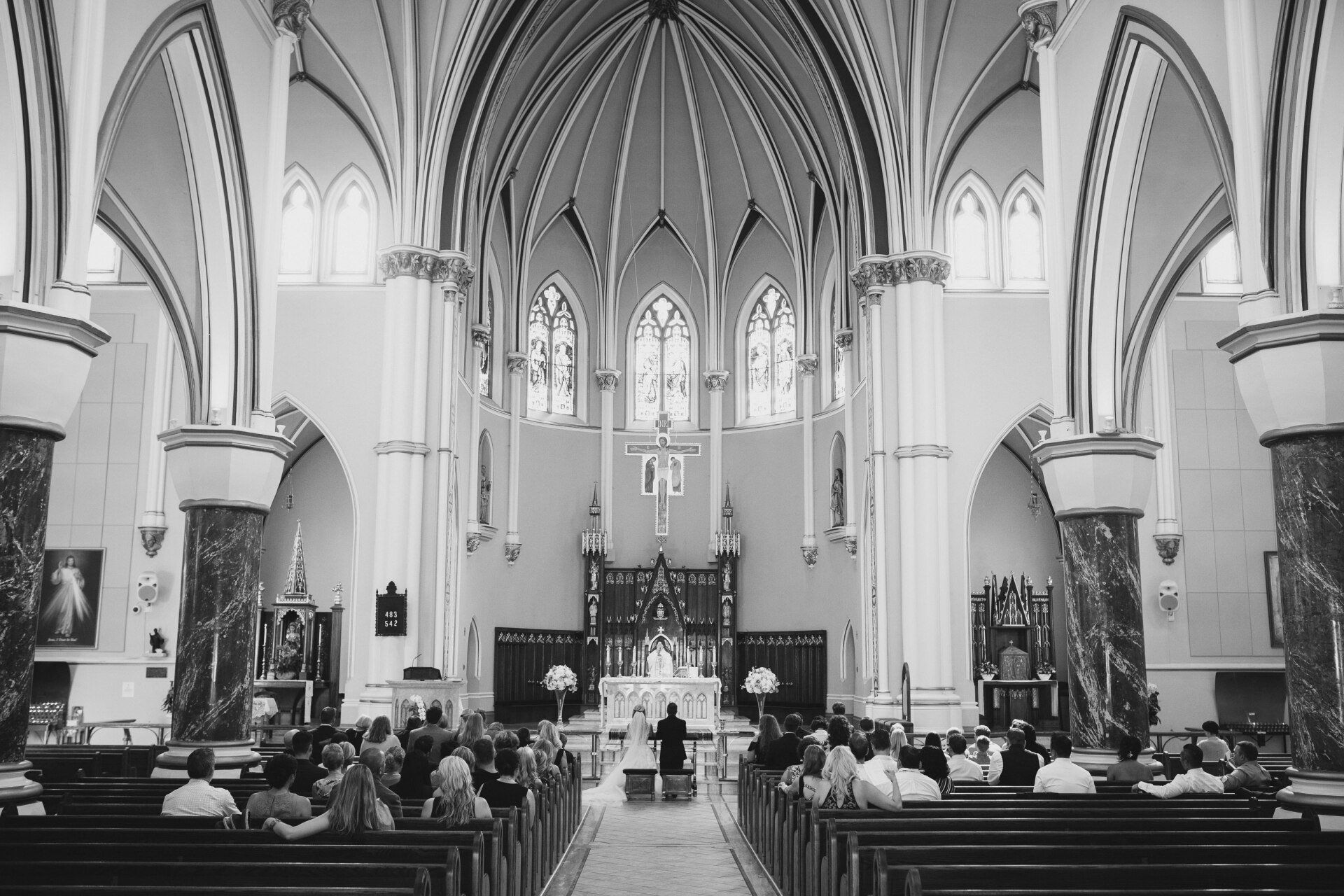 Large church wedding venue