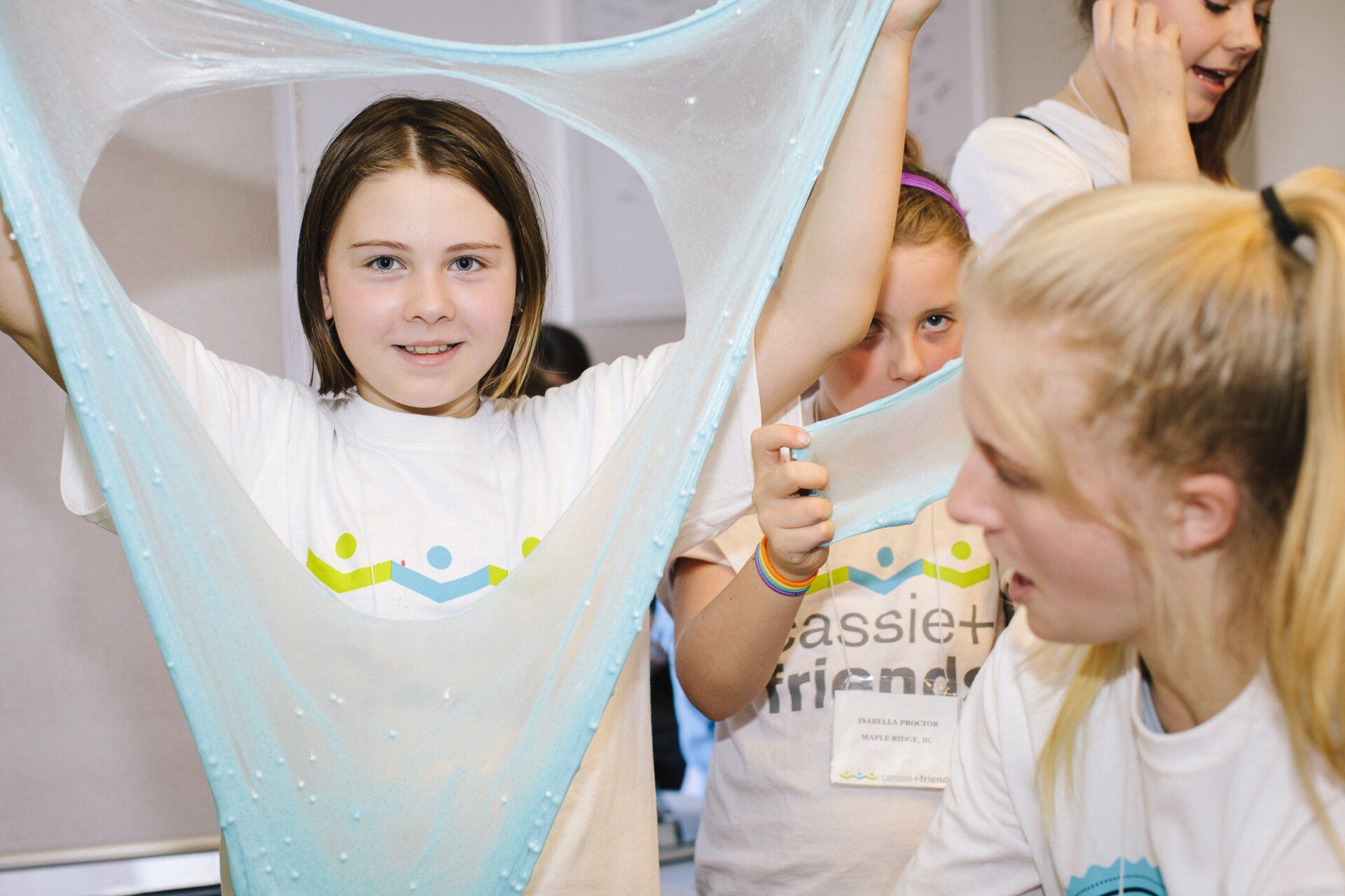 Young girl at the Cassie + friends event